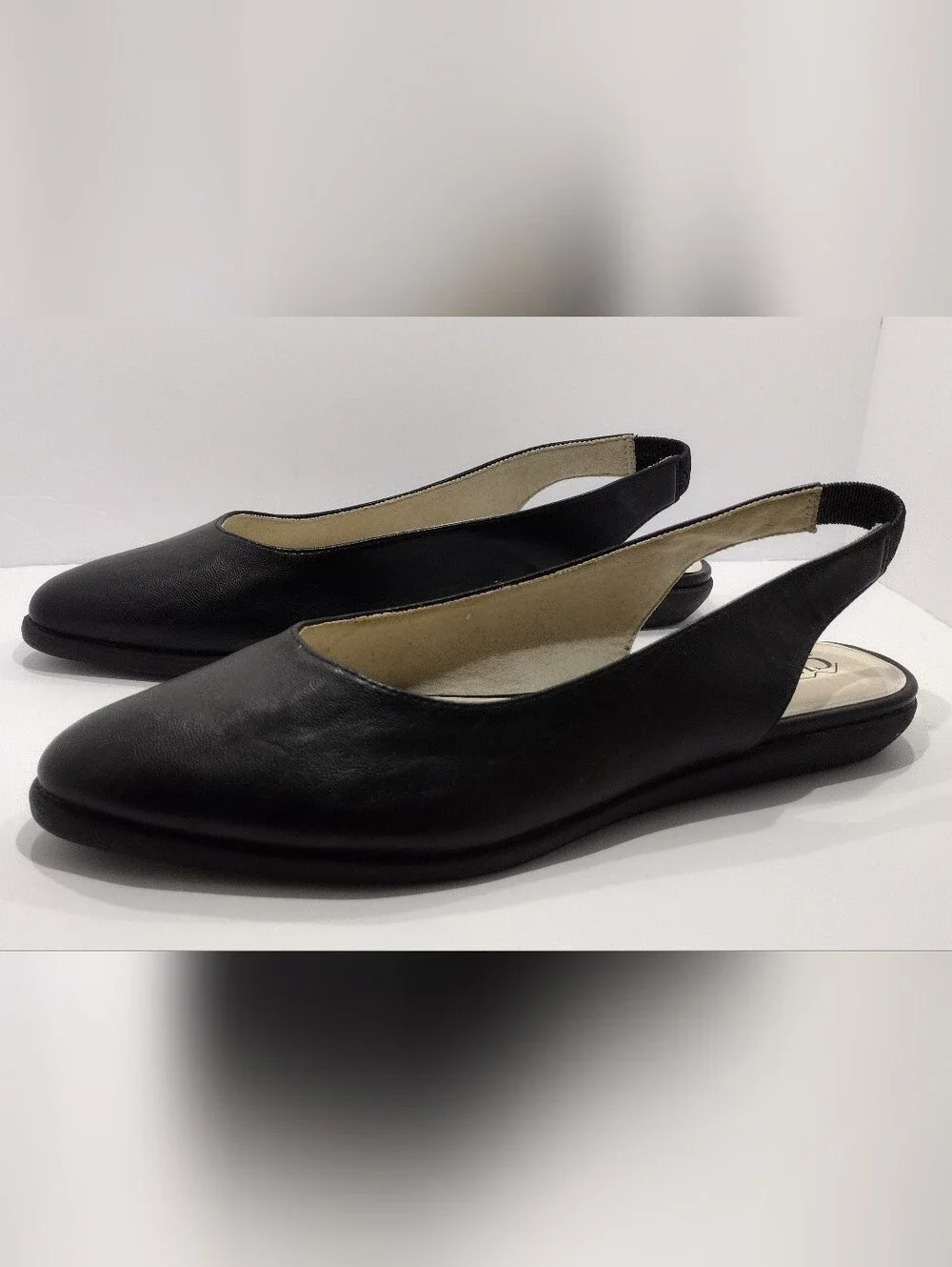 Cliffs By White Mountain Shoes Black Memory Slingbacks Size 11